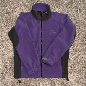 Arc'teryx Violet and Black Fleece Jacket